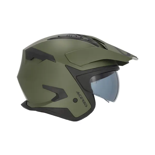 AC Helmet Jet Aria Evo Military Green, XS 
