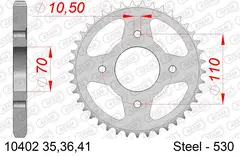 AFAM Bakdrev, Stål #530 - Honda
