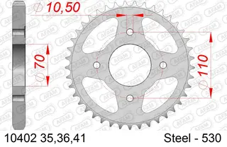 AFAM Bakdrev, Stål #530 - Honda