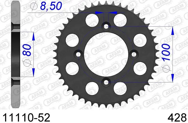 Bakdrev, Aluminium #428 