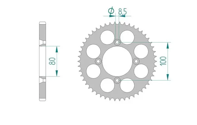 Bakdrev, Aluminium #428 
