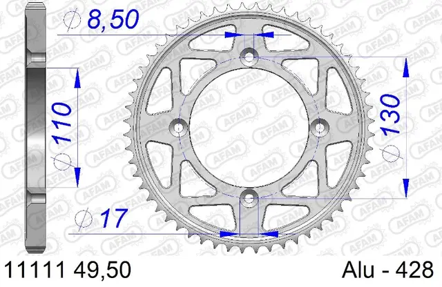 AFAM Bakdrev, Aluminium #428 