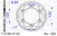 AFAM Bakdrev, Aluminium #520, 48T CRF125/250/450, CR 125/230/250/450,XR650