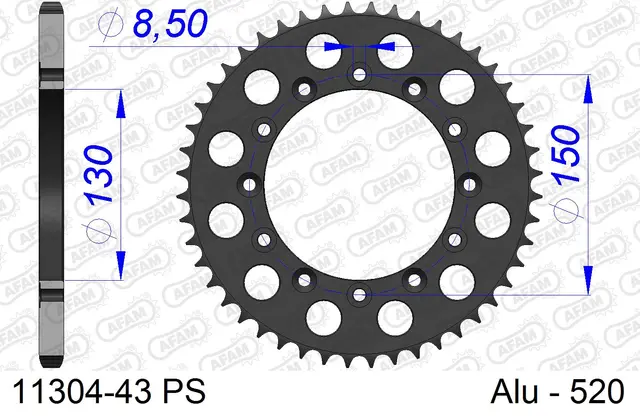 AFAM Bakdrev - Alu, #520 
