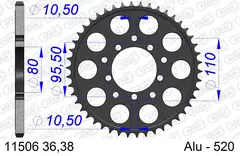 AFAM Bakdrev - Alu, #520, 36T
