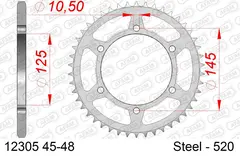 AFAM Bakdrev, Stål #520 - Yamaha DT/MT-03/XJ/XT/XTZ