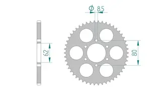 Bakdrev, Aluminium #420