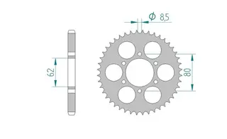 Bakdrev, Aluminium #428