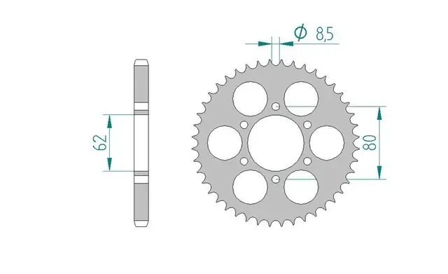 Bakdrev, Aluminium #428 