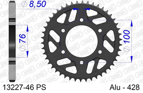 AFAM Bakdrev - Alu, #428