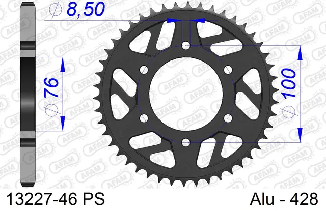 AFAM Bakdrev - Alu, #428 