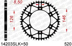 AFAM Bakdrev #520 SLK+ - Kaw/Suz, 47T RMX450 10-17, RMZ250 13->, RMZ450 08->