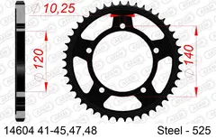 AFAM Bakdrev, Stål #525 - Kawa/Suz/Trium KLV/DL/GSR/GSX-R/S/Daytona/Speedfour