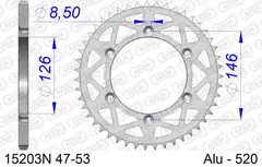 AFAM Bakdrev Aluminium #520 -  Suzuki DR/DR-Z/RM/RMX/RM-Z