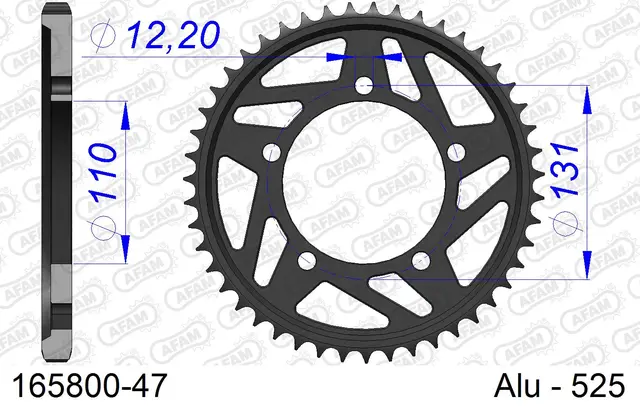 AFAM Bakdrev - Alu, #525 #HARD 