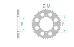 JAX Bakdrev 420/50 Alu - Kawa/Suzuki,50T KX80-85, 50T