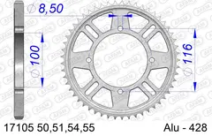 AFAM Bakdrev, Alu #428 - Kawa, 50T