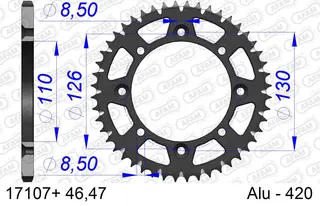 Bakdrev, Aluminium #420 S/C