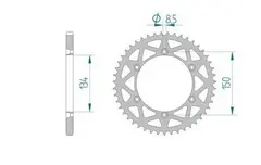 AFAM Bakdrev, Stål #520 - Kawa KX250F 2011-2012