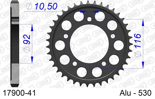 AFAM Bakdrev - Alu, #530 