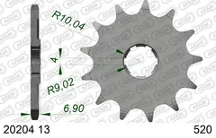 AFAM Framdrev #520 - Honda CR 125 - 13T