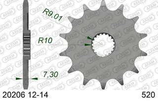 AFAM Framdrev #520 - Honda CR 125 ++