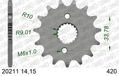 AFAM Framdrev #420 - Honda CRF 150 - 14T