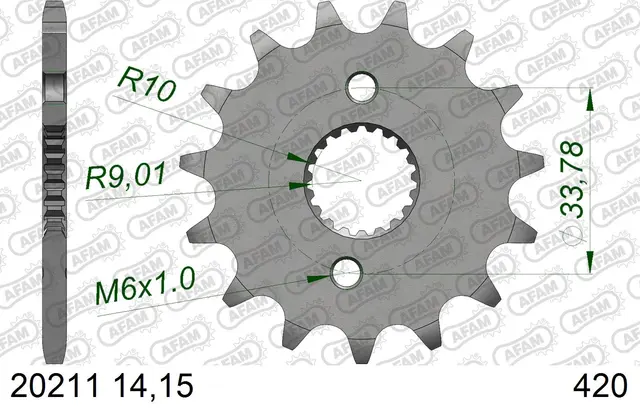 AFAM Framdrev #420 - Honda CRF 150 - 14T 