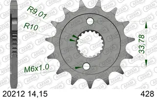 AFAM Framdrev #428 - Honda CRF 150 CRF 150R 07-19, CRF 150RB 07-19