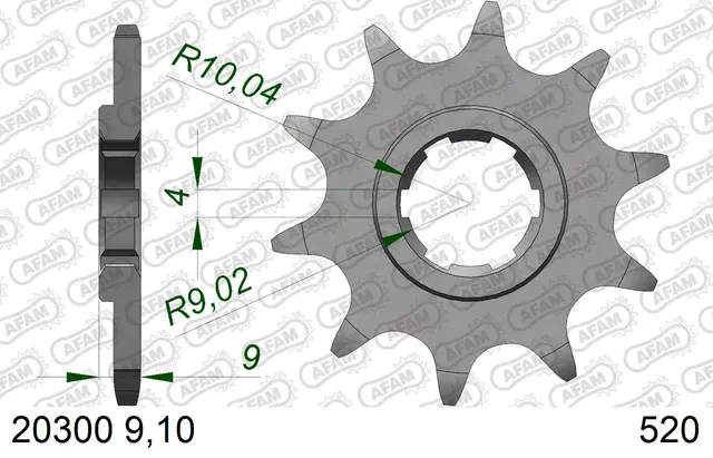 AFAM Framdrev 520 9T 