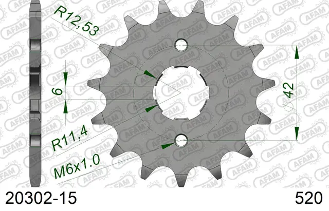AFAM Framdrev 520 15T 
