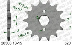 AFAM Framdrev 520 13T XL 350 R (1984 - 1987)
