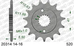 AFAM Framdrev 520 15T