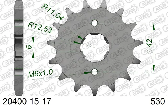 AFAM Framdrev 530 15T 