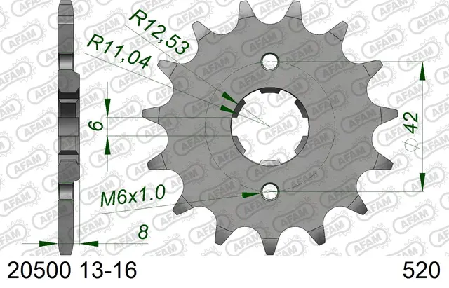 AFAM Framdrev 520 15T 
