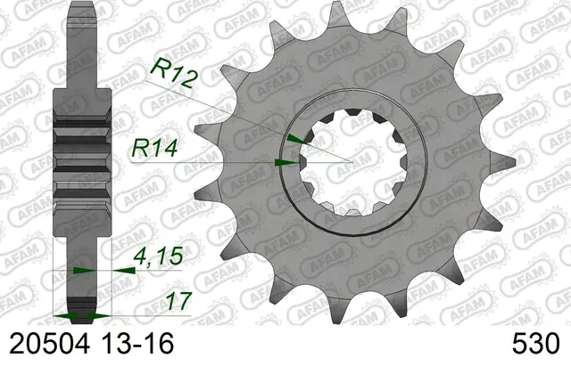 AFAM Framdrev 530 15T 