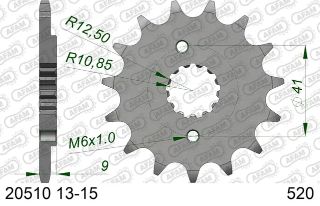 AFAM Framdrev 520 14T 