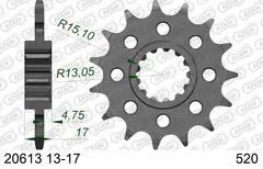 AFAM Framdrev 520 13T Honda CB/CBR