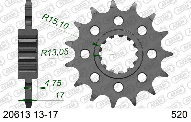 AFAM Framdrev 520 13T Honda CB/CBR 