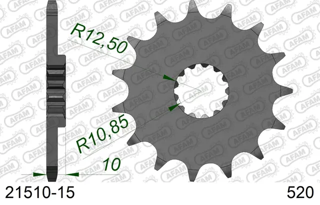 AFAM Framdrev 520 15T 