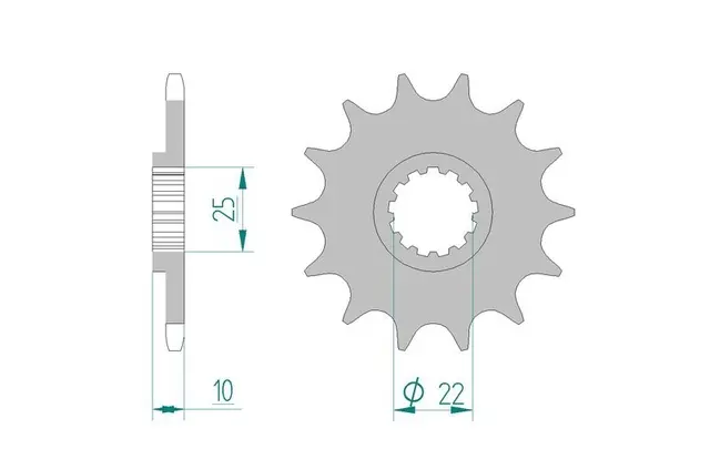 AFAM Framdrev 520 14T 