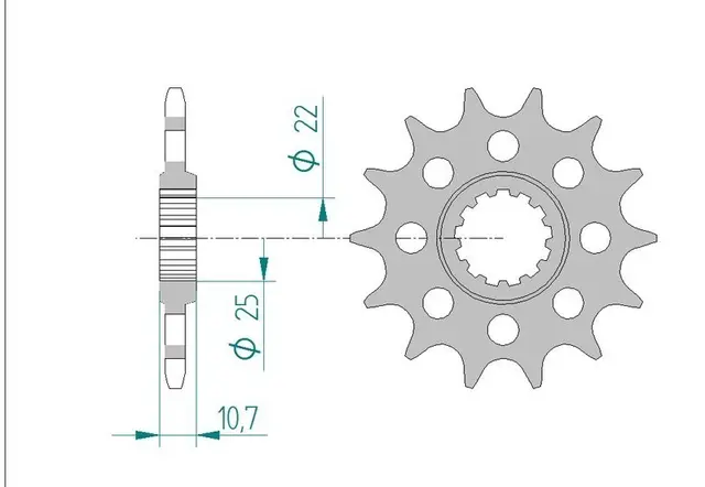 AFAM Framdrev 520 14T 