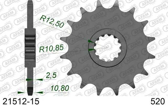 AFAM Framdrev 520 15T 