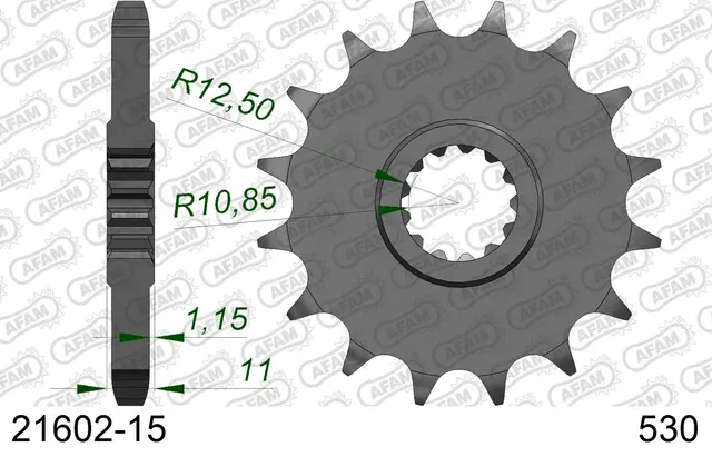 AFAM Framdrev 530 15T 