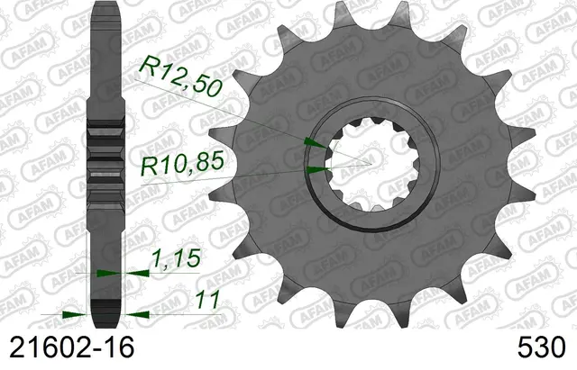 AFAM Framdrev 530 16T 