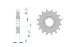 AFAM Framdrev 530 16T
