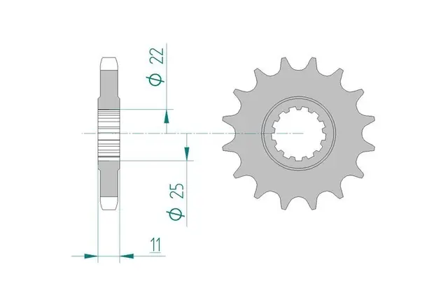 AFAM Framdrev 530 15T 