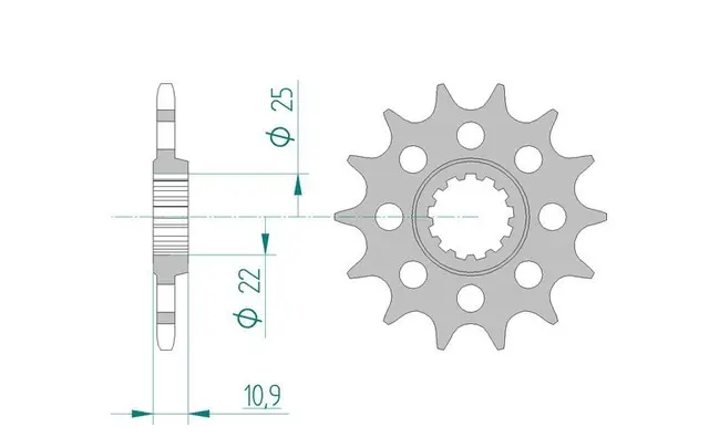 AFAM Framdrev 520 13T 