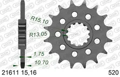 AFAM Framdrev #520 - Yamaha, T15 FZ/MT/YZF-R1/7