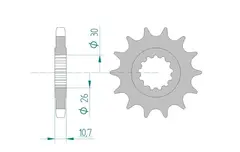 AFAM Framdrev 530 18T